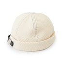 Hat Spring Summer Sailor Cap Casual Style Beanies Hats Unisex Cotton Solid Skullcap