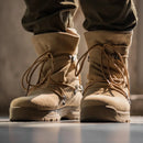Men's High-top Desert Boots Outdoor Boots Indestructible Shoes Winter Safety Shoes