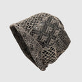 Summer Hollow Out Mesh Crochet Beanie Women Knitted Hat Ripped Hole Punk Lace Stacking Hat