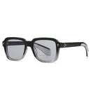 Sunglasses Women Square Gradient Shades UV400 Retro Rivets Men Sun Glasses