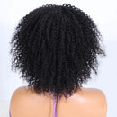 Person with curly black hair on a white background, Obroi