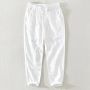 Linen Casual Pants Men Clothing Loose Straight Harem Pants Trousers For Men Spring Summer