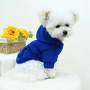 Pet Hoodie Autumn Winter Cute Designer Clothes Small Dog Harness Cat Warm Sweater Puppy Shirt Pug