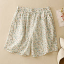 Floral patterned shorts on a beige background, Obroi