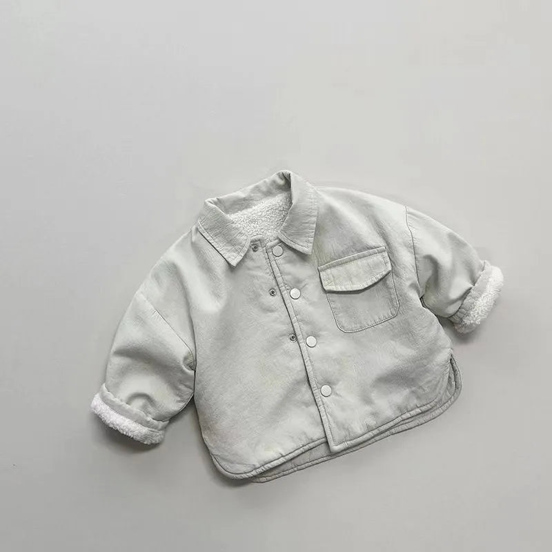 Boy Jackets Fleece Kids Coats Children Outerwear Winter Autumn