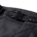 Cargo Shorts Men Functional Multi Pockets Shorts Streetwear Knee Length Pants Black