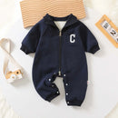 Baby Boys Girls Romper Warm Keeping Thicken Jumpsuit Infant