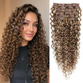 Water Wave Clip In Hair Extensions Human Hair Natural Hair Clip In Human Hair Extensions Wet And Wavy Hair