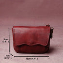 Men's key bag car driver's license card bag wallet retro leather waist hanging keychain