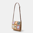 Bohemian Crossbody Bags for Women Woven Shoulder Bag Handmade Summer Beach Flap Purses