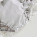 Baby Girls Floral Lace Romper Dress Summer Casual Flying Sleeves Strap Jumpsuit for Toddler Newborn Girl Clothing