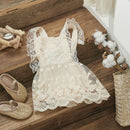 0-24M Baby Girl Romper Newborn Infant Toddler Lace Jumpsuit Princess Tulle Ruffle Playsuit Sunsuit Birthday Outfits