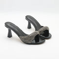 Rhinestone Slippers Ladies Slides Summer Female Open Toe Elegant Dress Shoes Sandals for Women