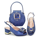 Shoe and Bag Set for Party in Women Ladies Shoe and Bag Set Latest Designers Rhinestone Elegant Shoes