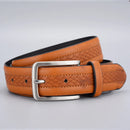 Classic Vintage Emboss Belts For Men Famous Waist Male Strap Belt for Jeans