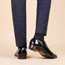 Grain Genuine Leather Men Dress Shoes Wedding Oxford Shoes For Men