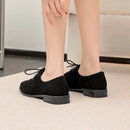 Women Loafer Lace-up Spring Shoes Women Genuine Leather Women Oxford Shoes