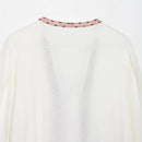 Women Embroidery Single Breasted Blouse Female Chic Lady Shirts