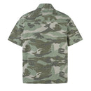 Camouflage Men Shirts Patchwork Loose Lapel Top Tees Oversized Streetwear Summer Shirt