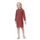 Girls Velvet Dress Teenager Kids Autumn Dresses Ruched Neck Children Clothes Long Sleeve