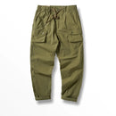 Men's casual pants loose tapered pants lightweight elastic summer thin style pants