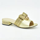 Shoes Women Luxury Women Wedding Shoes Decorated with Rhinestone Slip on Women Pumps