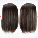 Hand Tied Silk Base Real Hair Same Hair Length for Women