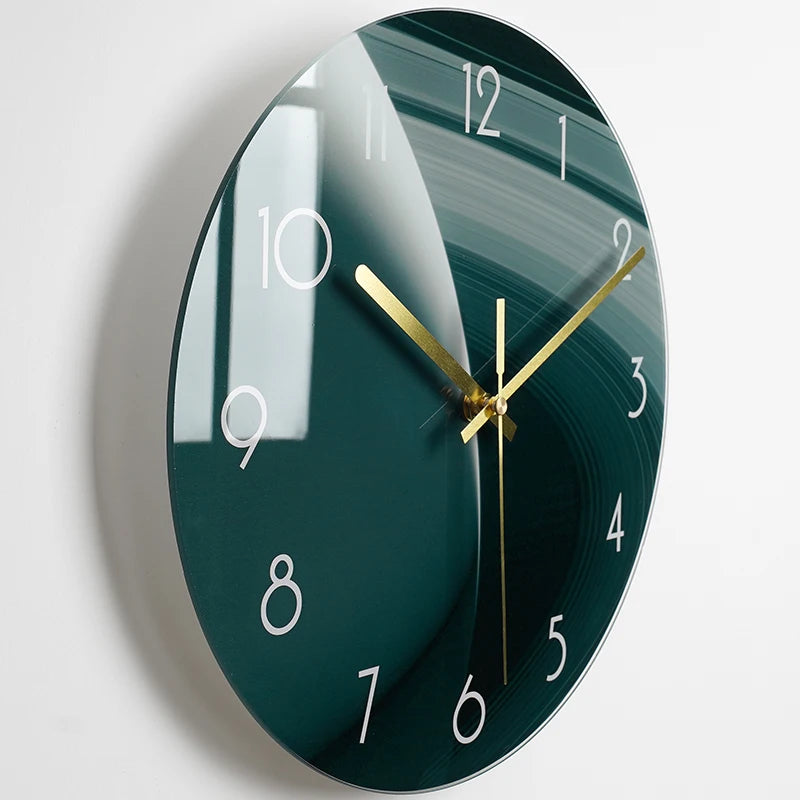Bedroom Glass Wall Clock Nordic Large Modern Kitchen Wall Clocks Thick Watches Novelty Living Room Watch Home Decor