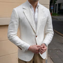 Linen Men Blazer Men Luxury Stylish Blazer Outfits