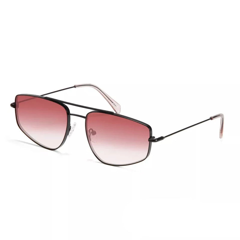 Geometric Metal Pilot Sunglasses Men Designer Trending Shades Gradient Lens Uv Protective Sun Glasses For Women 57mm