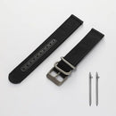 Quick Release Watch Bands with Titanium Clasp Waterproof Bracelet Nylon Leather Watch Titanium Buckle Strap for Men