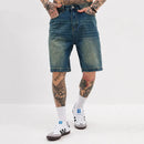 Bermuda Pants Men Wash Denim Shorts Casual Summer Men Streetwear