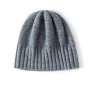 Winter Hats Women Casual Outdoor Soft Keep Warm Cap Cashmere Knitted Solid Ribbit Beanie Hat