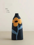 painted ceramic vase living room flower arrangement ornaments creative home accessories