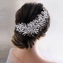 YouLaPan Europe Bridal Hair Accessories Wedding Headpiece Bridal Headband Alloy Flower Women Headwear Bridesmaid Headdress HP349