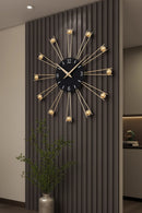 Creative Wall-mounted Clock Living Room Grille Decoration Modern And Simple Home Decoration