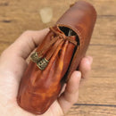 Retro Tanned Leather Wallet Head Layer Genuine Leather Storage Bag