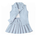 Princess Girls Clothes Suit Tutu Skirt+Tops+TShirt 3Pcs Princess Clothing 3-8 Yrs Wedding Birthday Pageant Classic Girl Suit