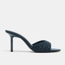 Slippers Women Pointed Toe Open Toe Slide Sandals Luxury Designers Heels Comfortable Women Shoes