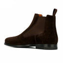 Genuine Leather Men Shoes Breathable Ankle Boots Dress Rome Pointed Toe Chelsea Boots Footwear