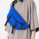 Outdoor Sports Chest Bag For Male Solid Waterproof Crossbody Bags Men‘s Large Capacity Bags
