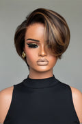 Short Pixie Bob Cut Human Hair Wigs 13x4 Lace Front Wig  Wigs Lace Frontal Human Hair Wig