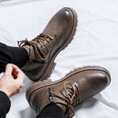 Leather Boots Comfortable Zip Classic Boots Leather