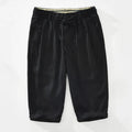 Black pants with a tie waist on a white background, Obroi