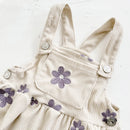 0-3Yrs Ins Baby Clothes Girls Denim Dress Embroidery Strap Skirt Infant Kid's Dress Outfits