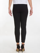 Skinny Pants Women High Waist Drawstring Female Pencil Pants Spring Pockets Cotton Black Ladies Trousers