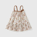 Children's dress with teddy bear pattern on a white background, Obroi