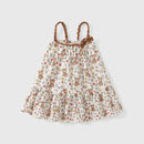 Children's dress with teddy bear pattern on a white background, Obroi