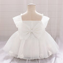 Baby girl pink sweet dress with girl dress and textured girl's clothing suitable for parties
