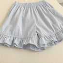 Girls Baby Girl Polka Doll Shirt flower Bud Shorts Two-piece Set Summer Outfit
